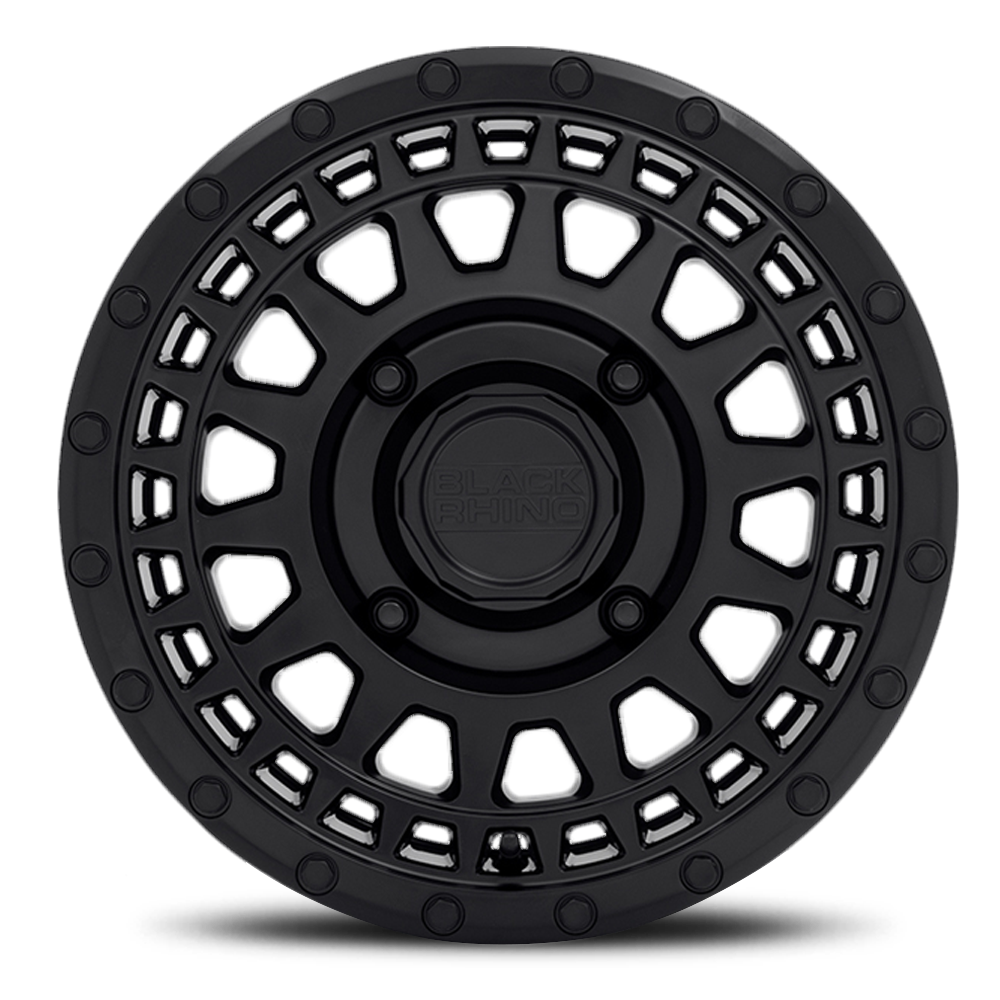 Black Rhino Parker UTV 14x7" 4x110mm 80.2mm CB +51mm Matte Black