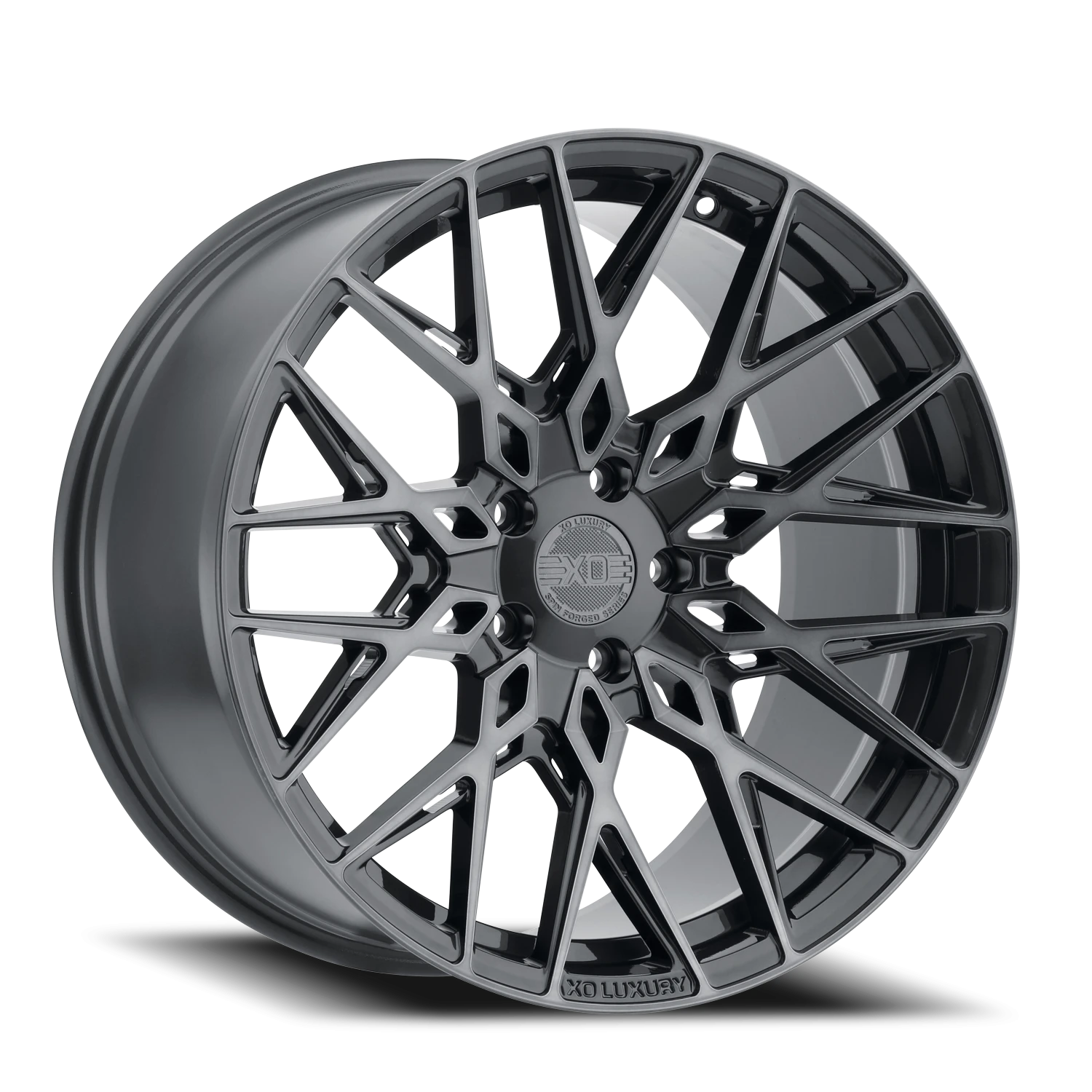 XO Luxury Phoenix 20x10.5" 5x108mm 66.6mm CB +42mm Gunmetal Brushed Gunmetal Face