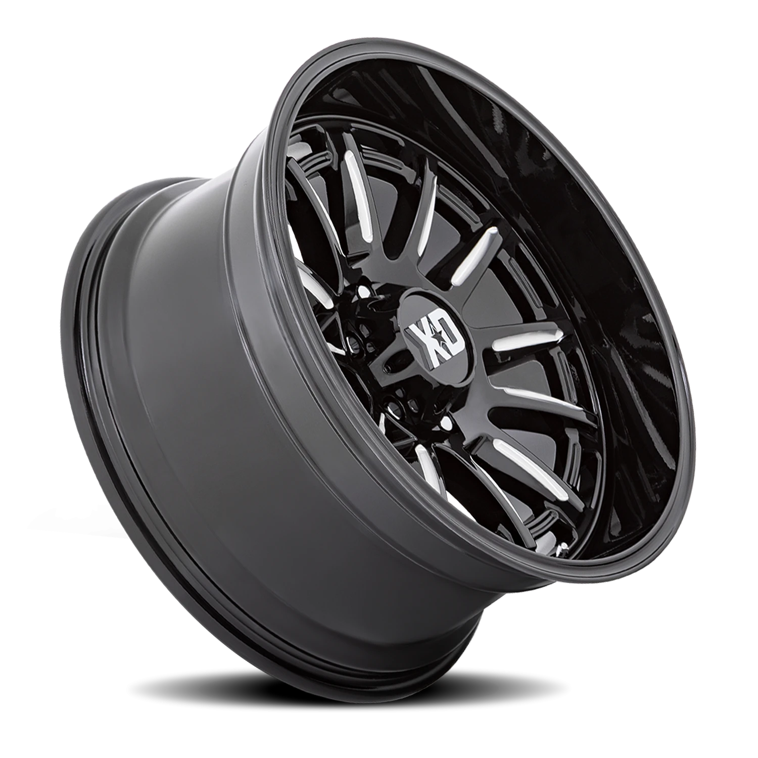 XD Series Phoenix 20x10" 6x135mm 87.1mm CB -18mm Gloss Black Milled