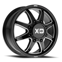 XD Series Pike Dually 20x8.25" 8x170mm 125.5mm CB +105mm Gloss Black Milled