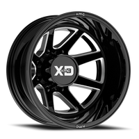 XD Series Pike Dually 22x8.3" 8x210mm 154.3mm CB -246mm Gloss Black Milled