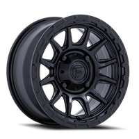 Fuel Piston UTV 15x7" 4x137mm 96mm CB +10mm Matte Black Gloss Black Lip