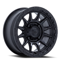Fuel Piston UTV 15x7" 6x139.7mm 100.3mm CB +38mm Matte Black Gloss Black Lip