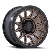 Fuel Piston UTV 15x7" 4x156mm 115.1mm CB +38mm Matte Bronze Matte Black Lip