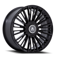 Asanti Black Label Premier AB049 26x10" 6x135mm 100.3mm CB +30mm Gloss Black