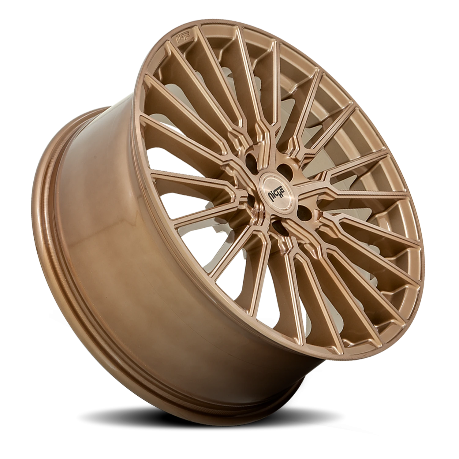 Niche Premio 20x10.5" 5x112mm 66.5mm CB +40mm Brushed Bronze