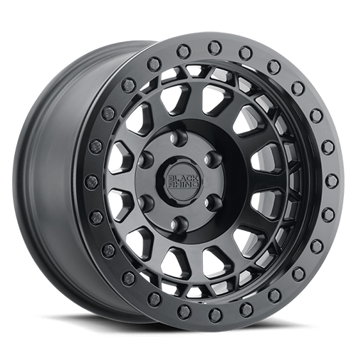 Black Rhino Primm Beadlock 17x8.5" 8x170mm 125.1mm CB -38mm Matte Black Black Bolts