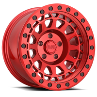 Black Rhino Primm 17x9" 5x114.3mm 71.6mm CB -18mm Candy Red Black Bolts