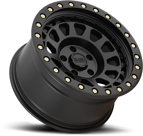 Black Rhino Primm 18x9.5" 5x150mm 110.1mm CB +12mm Matte Black Brass Bolts