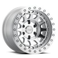 Black Rhino Primm 17x9" 6x139.7mm 112.1mm CB 0mm Silver Mirror Face-Mirror Lip Edge
