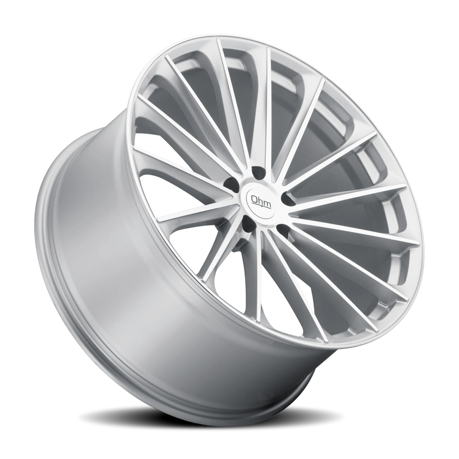 Ohm Proton 22x9" 5x120mm 64.1mm CB +25mm Silver Mirror Face