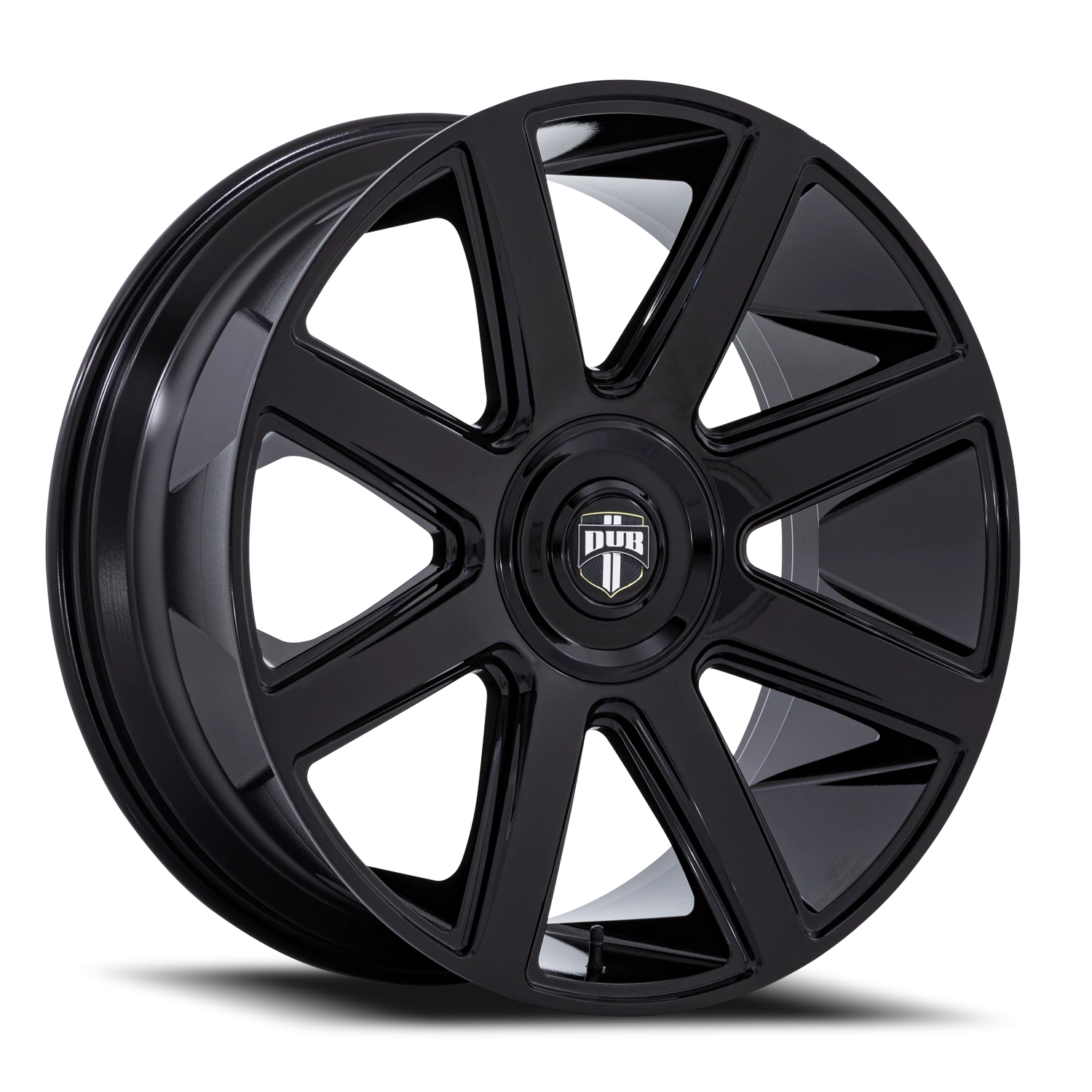 DUB Pull 24x10" 5x115mm 74.1mm CB +15mm Gloss Black