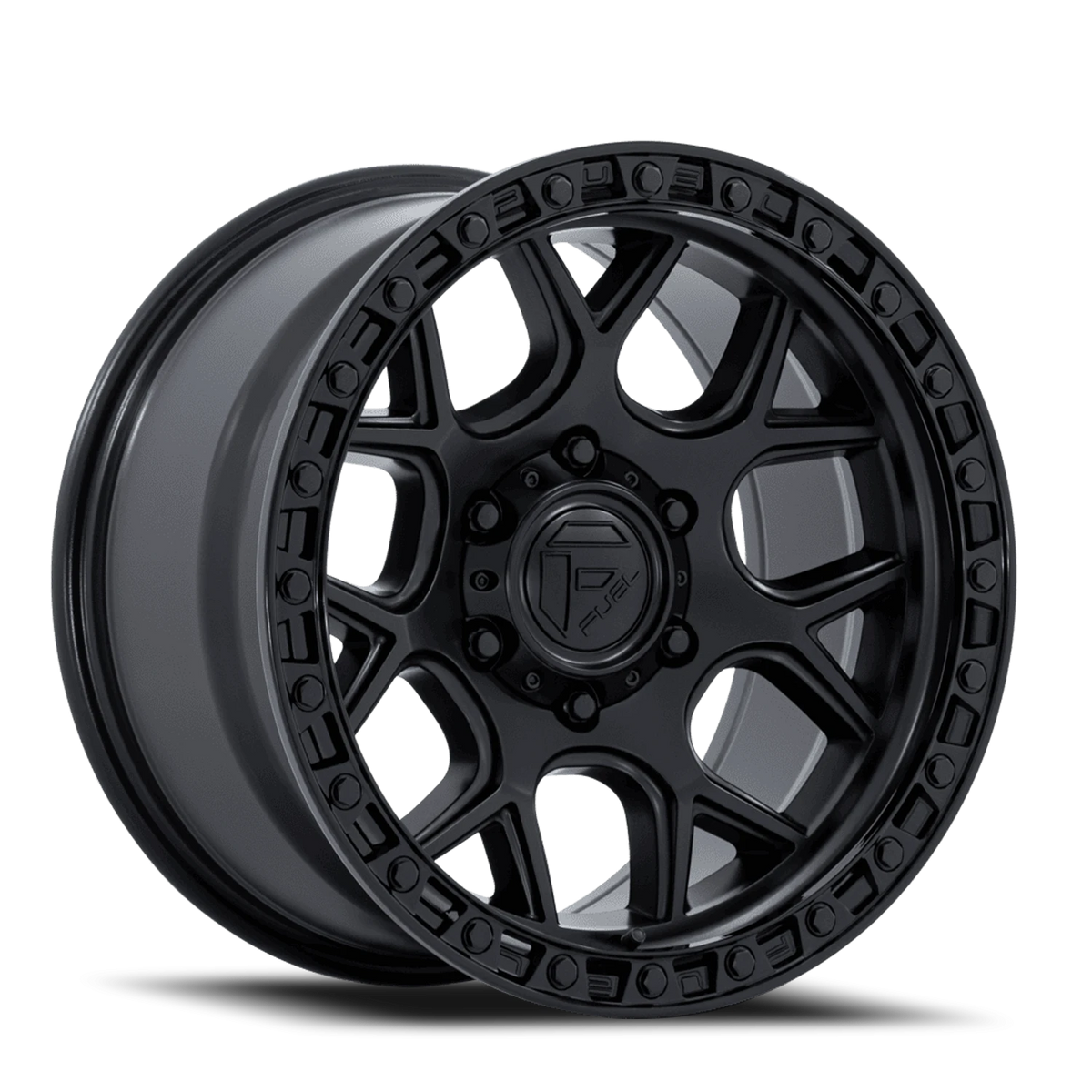 Fuel Puma 17x9 -12 5x127mm 71.5mm Matte Black Gloss Black Lip