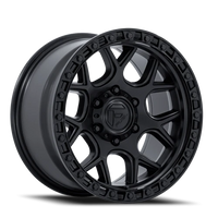 Fuel Puma 20x9 +1 6x139.7mm 106.1mm Matte Black Gloss Black Lip