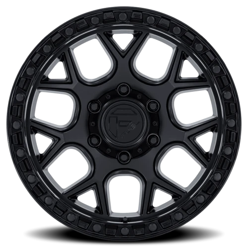 Fuel Puma 20x9 +1 6x139.7mm 106.1mm Matte Black Gloss Black Lip