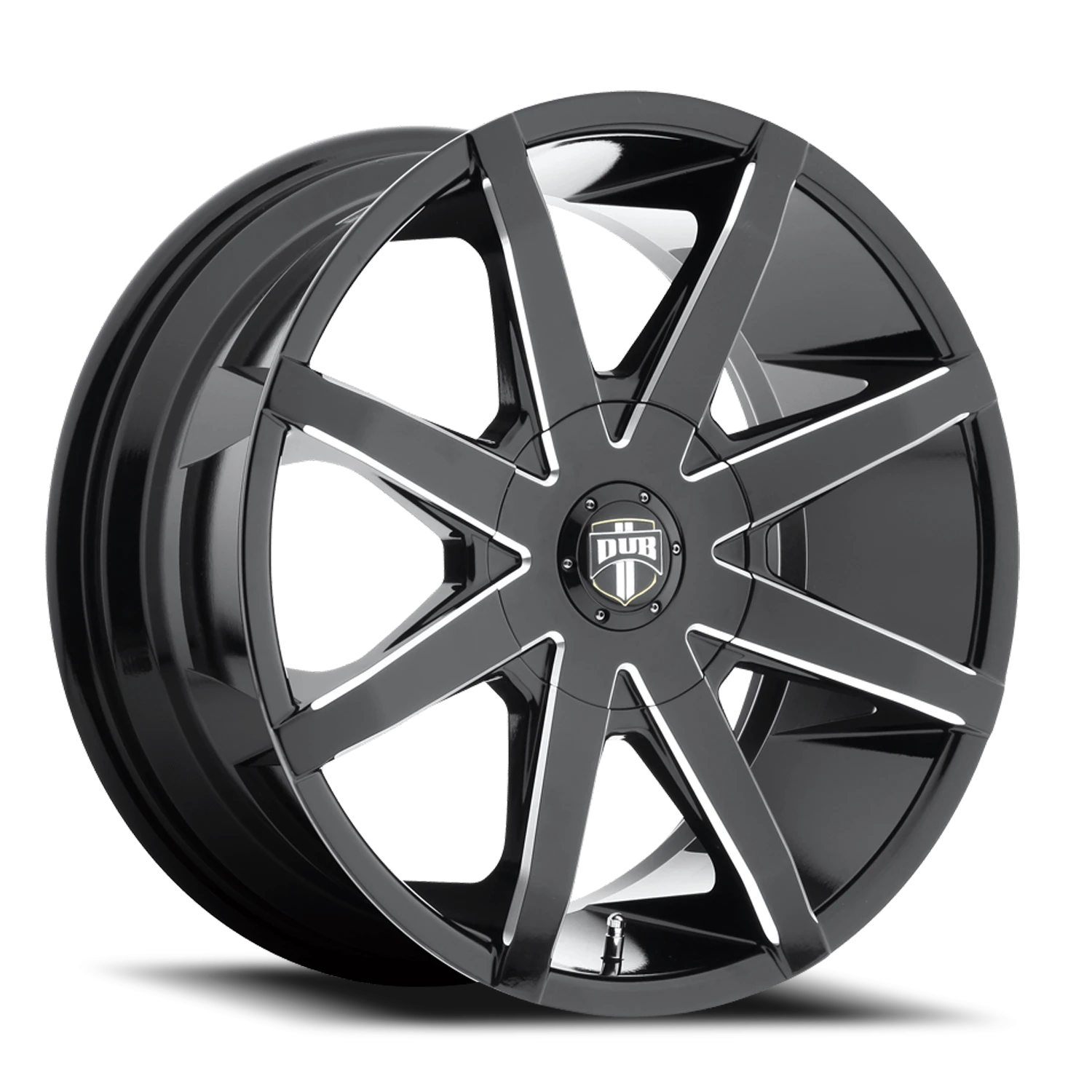 DUB Push S109 20x8.5 +30 6x135/6x139.7mm 87.1mm Gloss Black Milled