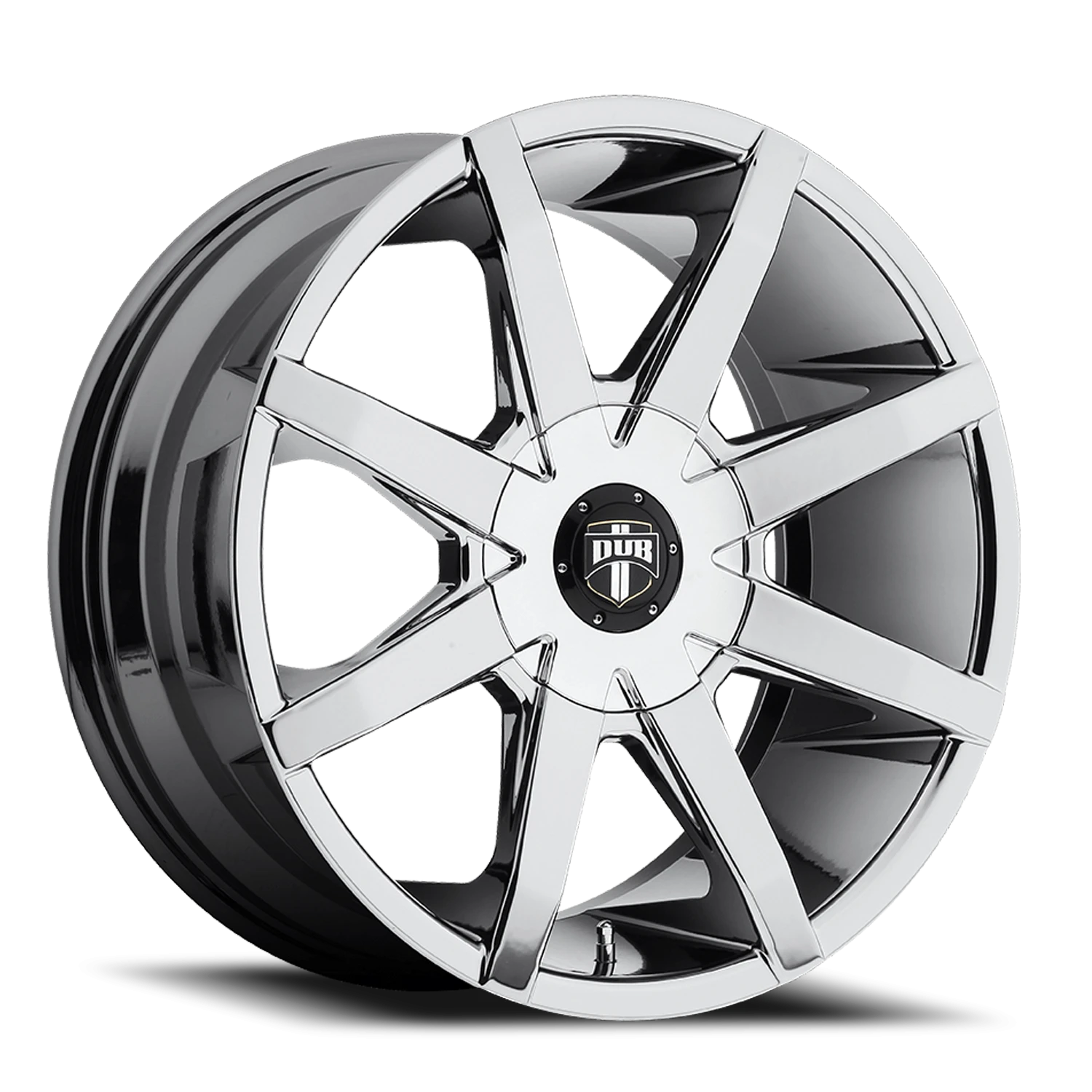 DUB Push 24x9.5" 6x135mm 87.1mm CB +25mm Chrome