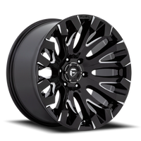 Fuel Quake 20x9" 6x139.7mm 106.1mm CB +1mm Gloss Black Milled