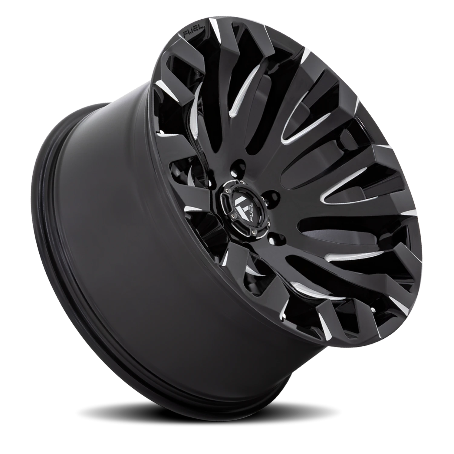 Fuel Quake 20x9" 6x139.7mm 106.1mm CB +1mm Gloss Black Milled
