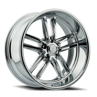 Resto R103 C 20x9.5" 5x127mm 78.1mm CB +1mm Chrome Chrome Plated Milled Window