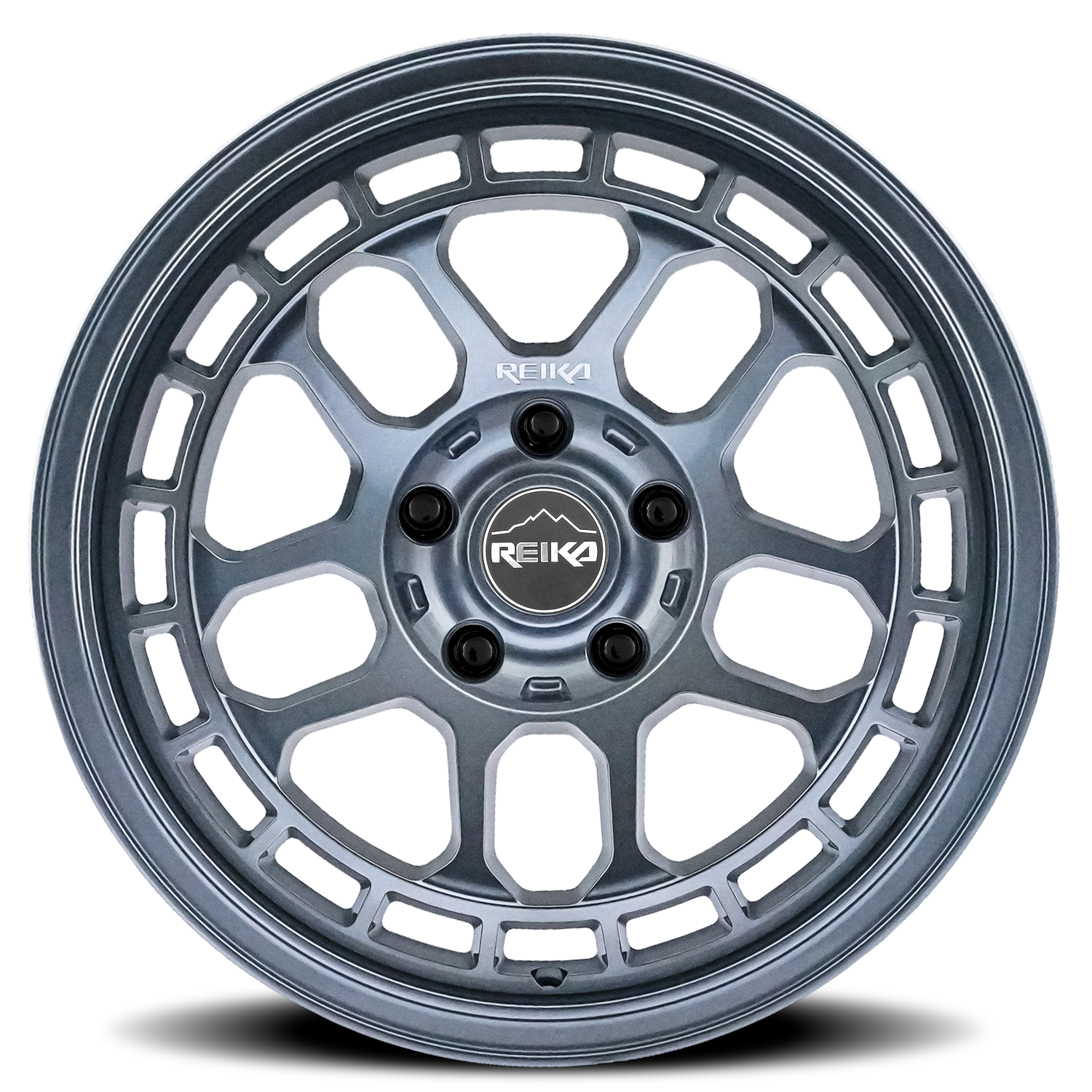 Reika Drifter R30 17x8" 5x114.3mm 65.1mm CB +20mm Gloss Graphite