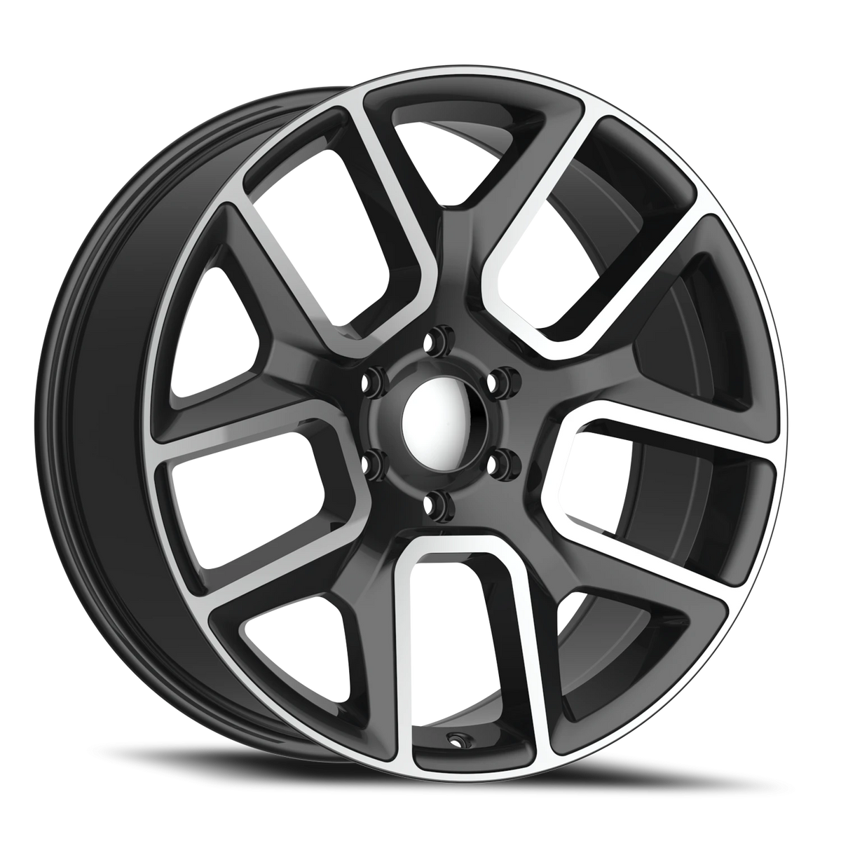 Replica Alloys RAM 1500 22x9 +18 5x139.7mm 77.8mm Gunmetal Machined Face