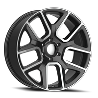 Replica Alloys RAM 1500 22x9 +18 5x139.7mm 77.8mm Gunmetal Machined Face