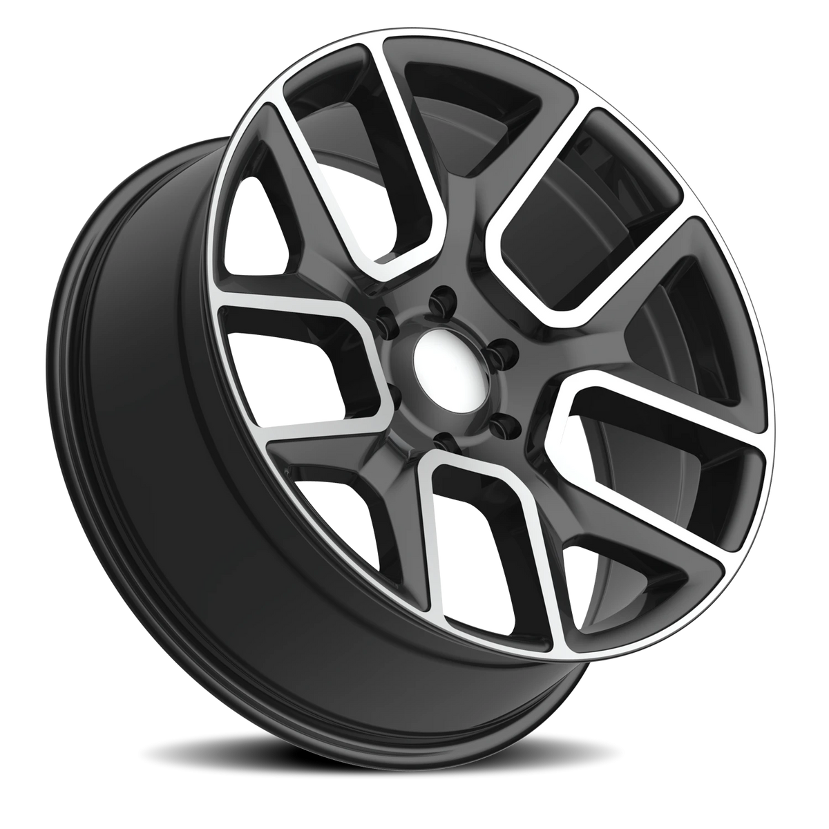 Replica Alloys RAM 1500 22x9 +18 5x139.7mm 77.8mm Gunmetal Machined Face