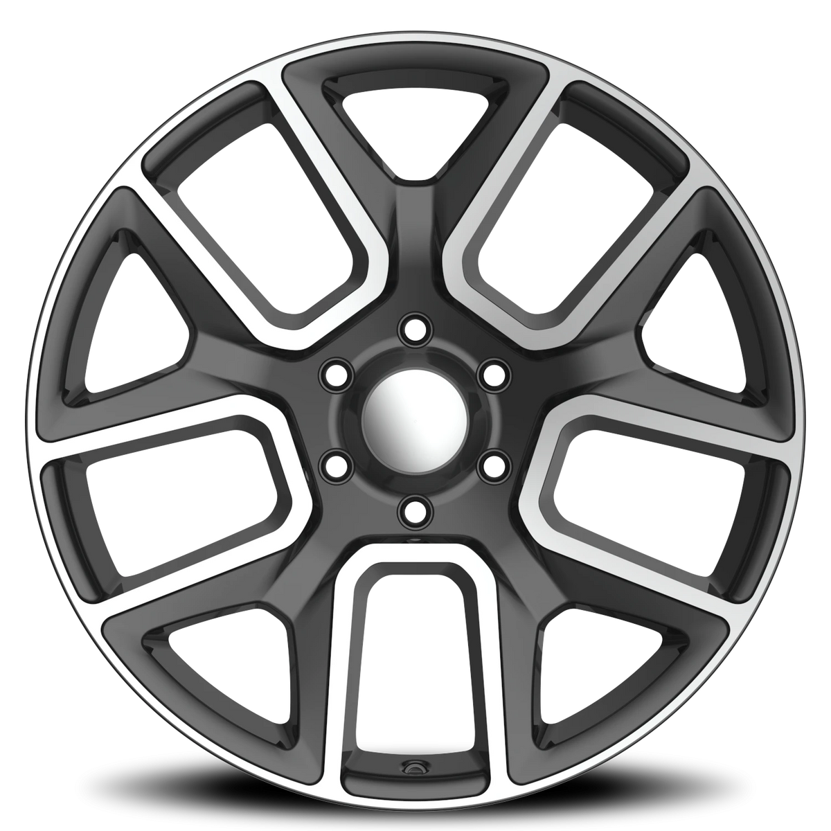 Replica Alloys RAM 1500 22x9 +18 5x139.7mm 77.8mm Gunmetal Machined Face