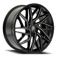 Revenge Luxury RL-102 20x8.5" 5x120mm 74.1mm CB +35mm Black Milled Windows