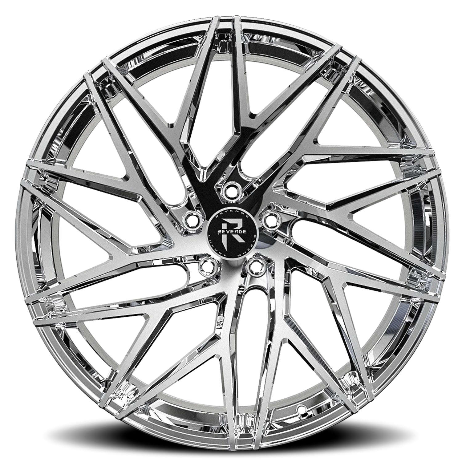 Revenge Luxury RL-102 22x9" 5x112mm 66.56mm CB +35mm Chrome