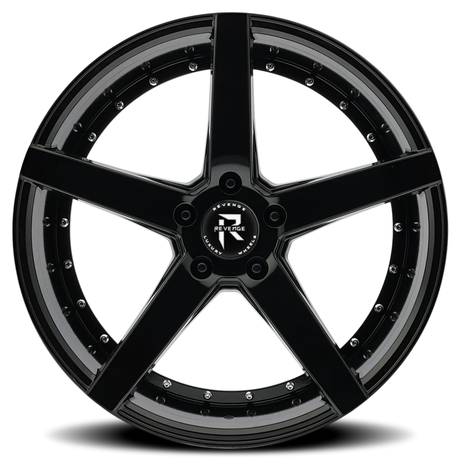 Revenge Luxury RL-103 20x8.5" 5x114.3mm 74.1mm CB +35mm Gloss Black