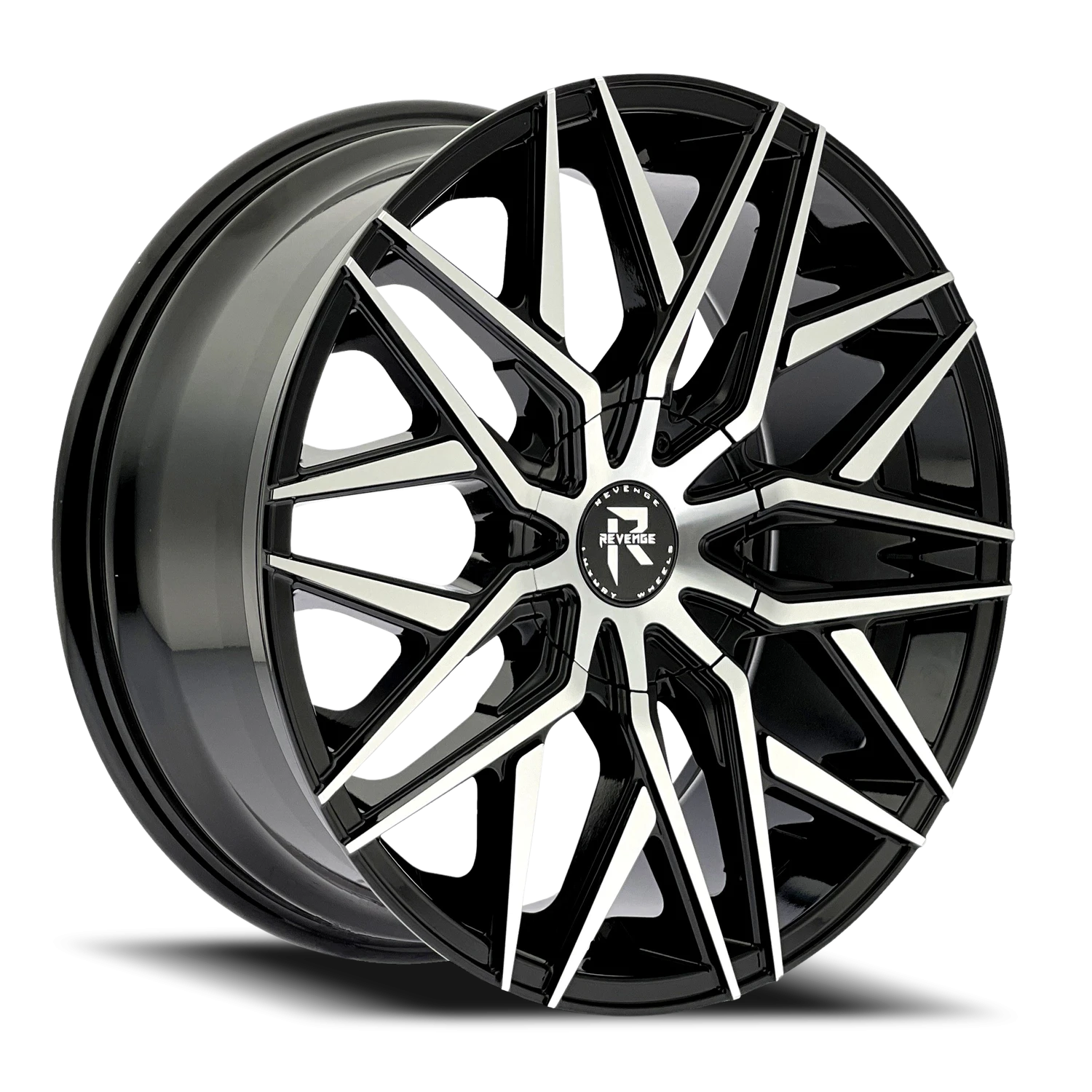 Revenge Luxury RL-104 18x8" 5x110mm 74.1mm CB +35mm Black Machined