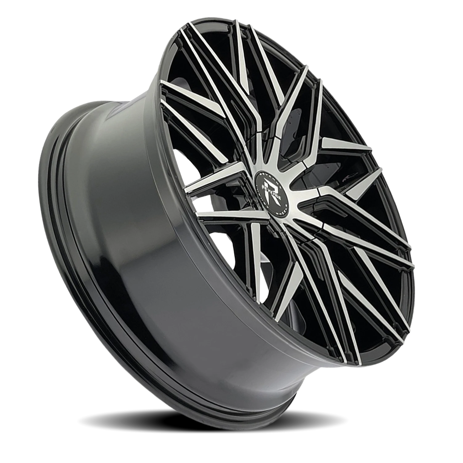 Revenge Luxury RL-104 18x8" 5x112mm 74.1mm CB +35mm Black Machined