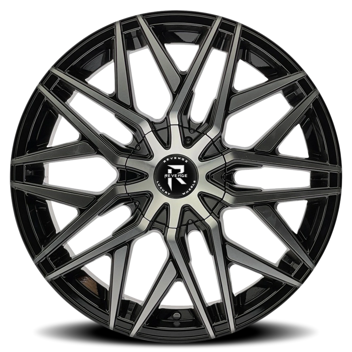 Revenge Luxury RL-104 18x8" 5x112mm 74.1mm CB +35mm Black Machined