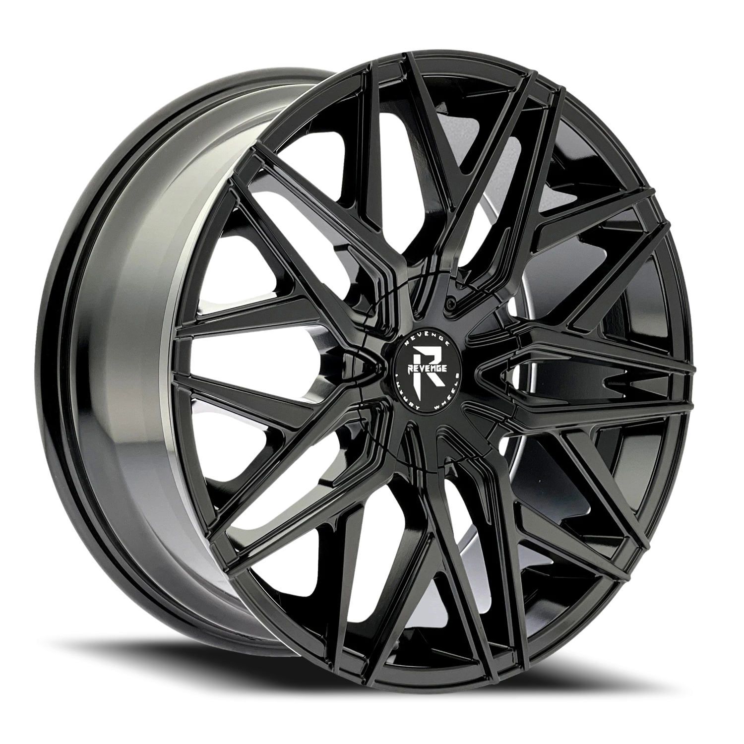 Revenge Luxury RL-104 18x8" 5x120mm 74.1mm CB +35mm Gloss Black