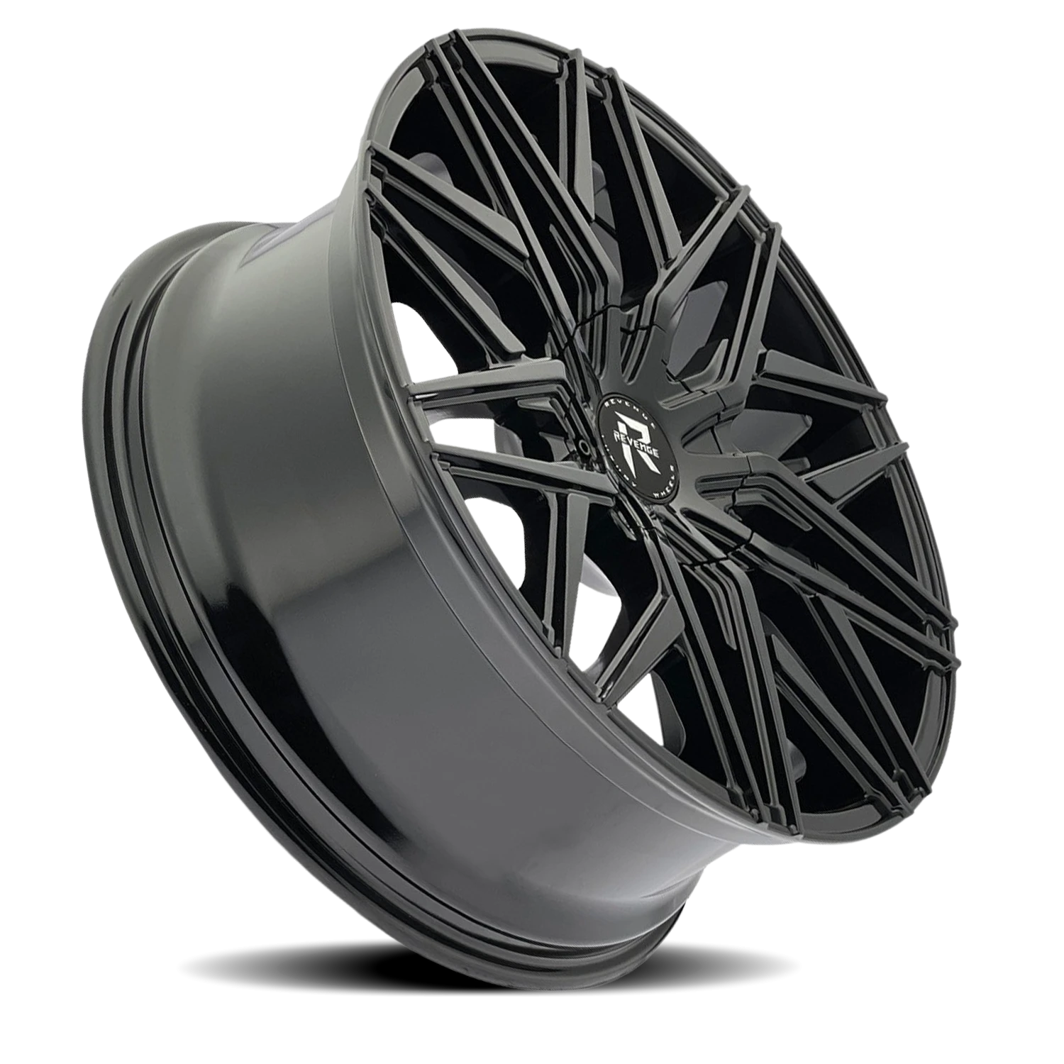 Revenge Luxury RL-104 20x8.5" 5x108mm 74.1mm CB +35mm Gloss Black