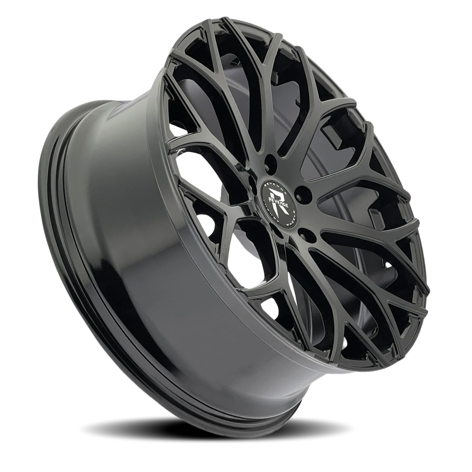 Revenge Luxury RL-105 22x9" 5x114.3mm 74.1mm CB +35mm Gloss Black