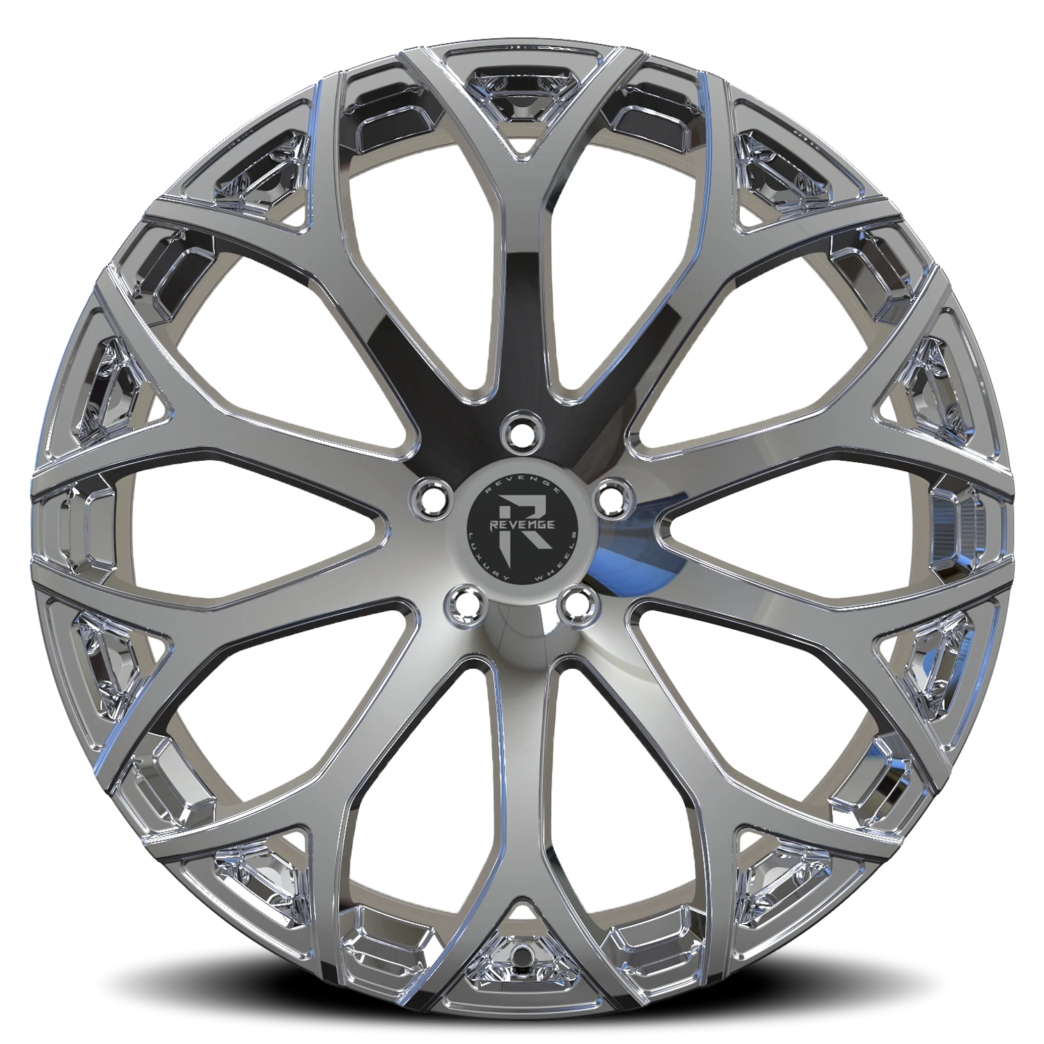 Revenge Luxury RL-105 20x9" 5x115mm 74.1mm CB +20mm Chrome