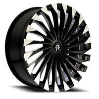 Revenge Luxury RL-106 20x8.5" 5x108mm 74.1mm CB +35mm Black Machined