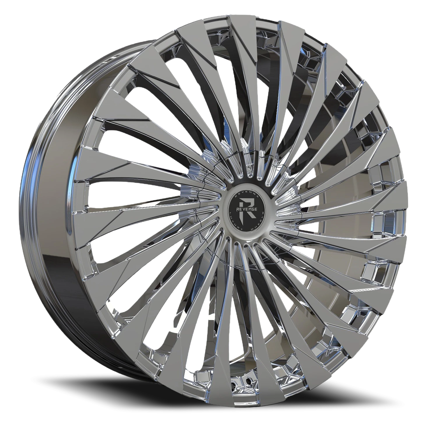Revenge Luxury RL-106 24x9" 5x115mm 87.1mm CB +15mm Chrome