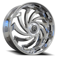 Revenge Luxury RL108-Big Floater Cap Special Edition 26x9.5" 6x135mm 87.1mm CB +25mm Chrome