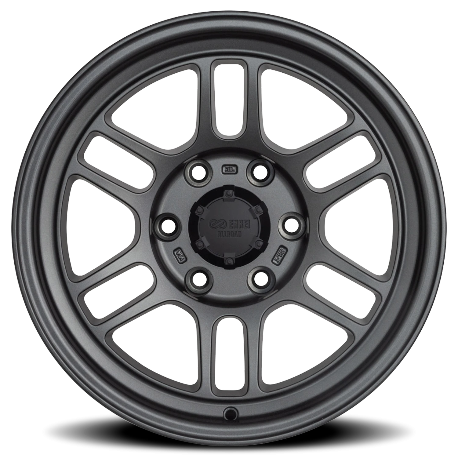 Enkei RPT1 17x9 +0 6x139.7mm 106.1mm Matte Dark Gunmetal