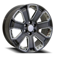 Revenge OE Designs RS-07 22x9" 6x139.7mm 78.1mm CB +31mm Gunmetal Machined Face