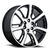 Revenge OE Designs RS-10 24x10" 6x139.7mm 78.1mm CB +31mm Gloss Black Machined Face