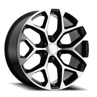 Revenge OE Designs RS-12 26x10" 6x139.7mm 78.1mm CB +31mm Gloss Black Machined Face
