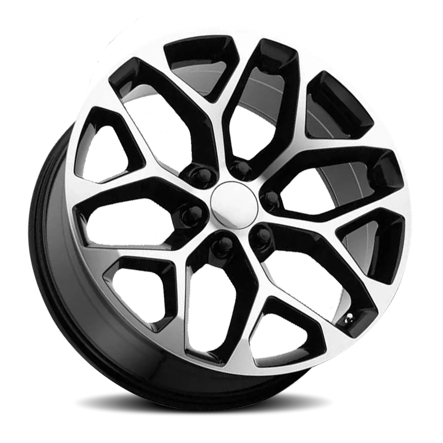 Revenge OE Designs RS-12 24x10" 6x139.7mm 78.1mm CB +31mm Gloss Black Machined Face