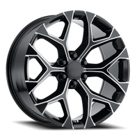 Revenge OE Designs RS-12 28x10" 6x139.7mm 78.1mm CB +31mm Gloss Black Milled