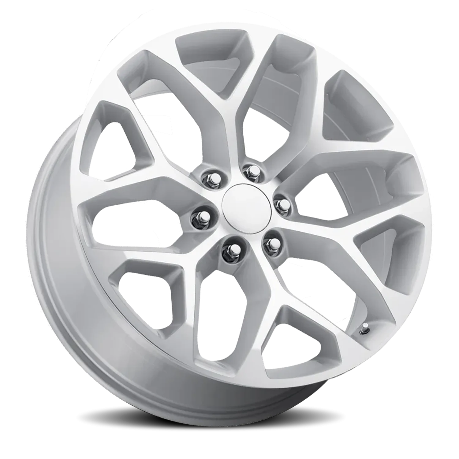 Revenge OE Designs RS-12 22x9" 6x139.7mm 78.1mm CB +31mm Silver Machined Face