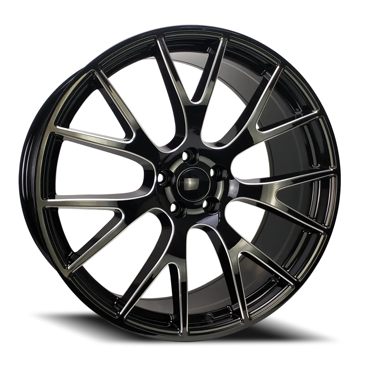 Revenge OE Designs RS-15 20x9" 5x115mm 71.5mm CB +21mm Gloss Black Milled